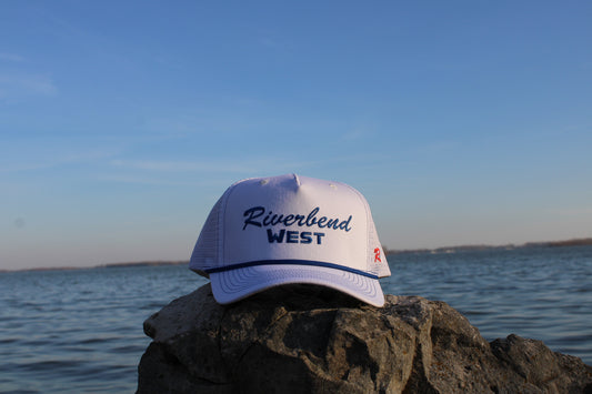 Rope Hat | White + Royal