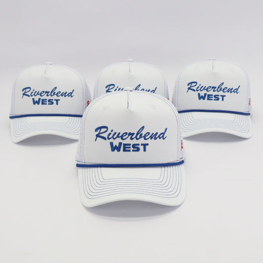 Rope Hat | White + Royal