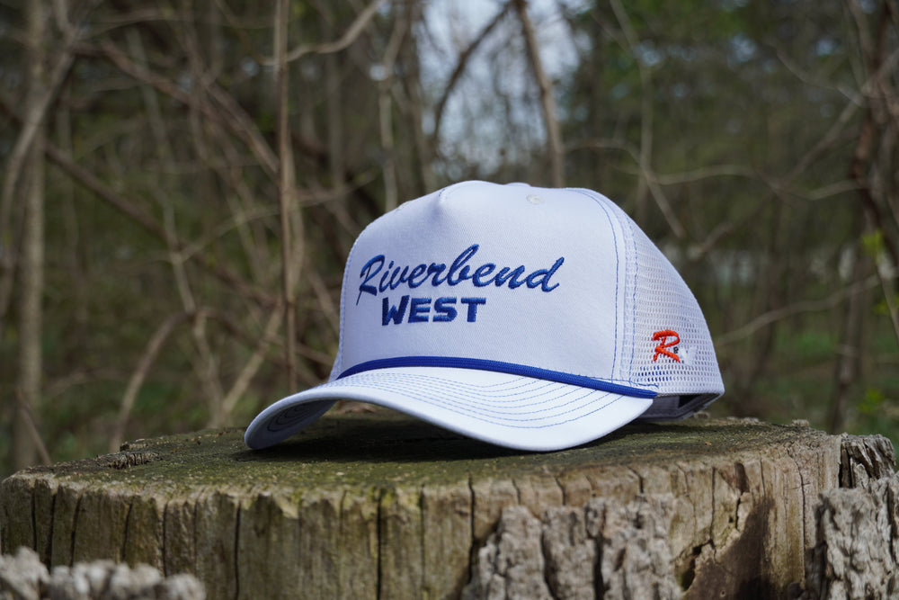 Rope Hat | White + Royal