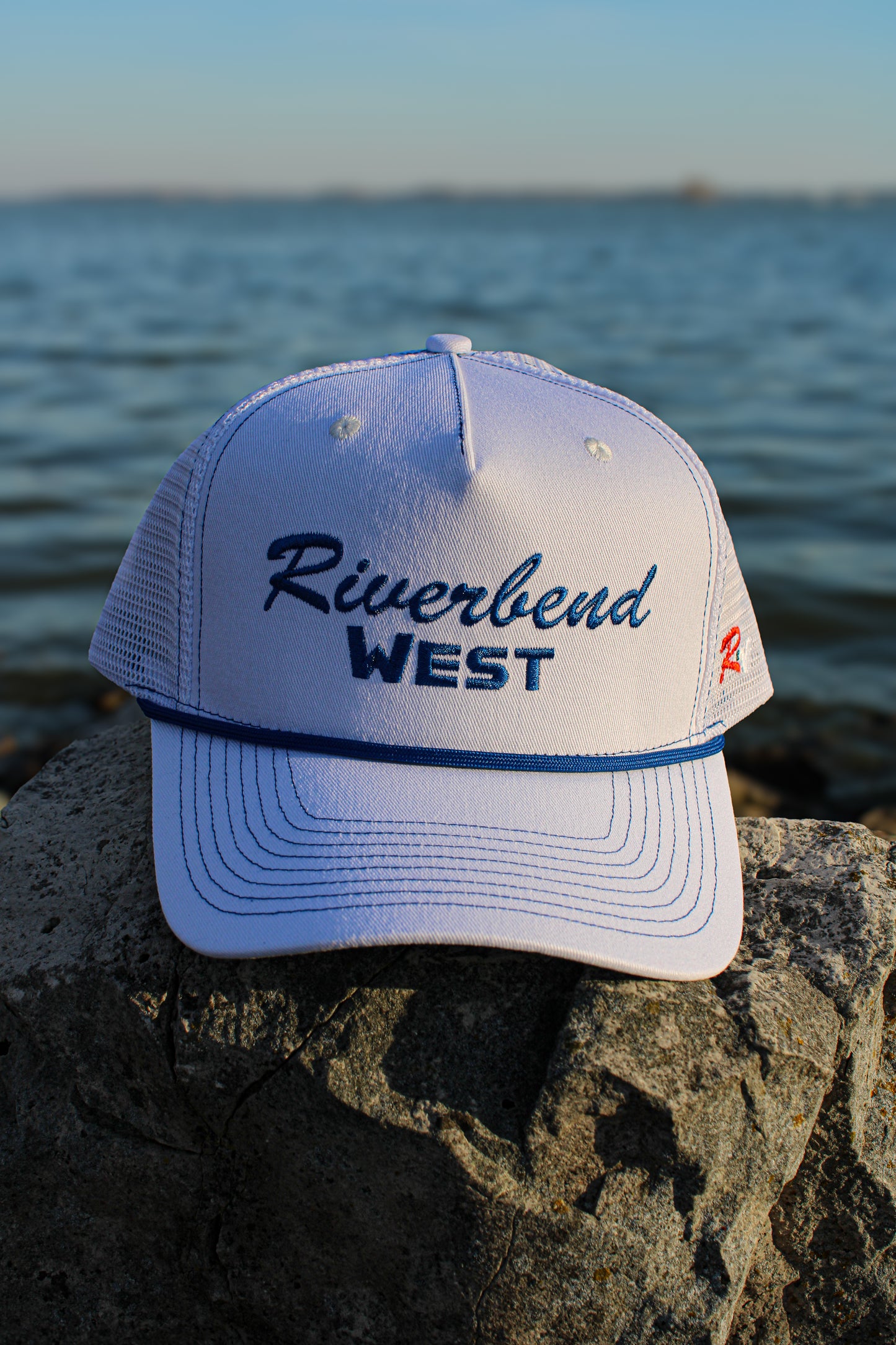 Rope Hat | White + Royal
