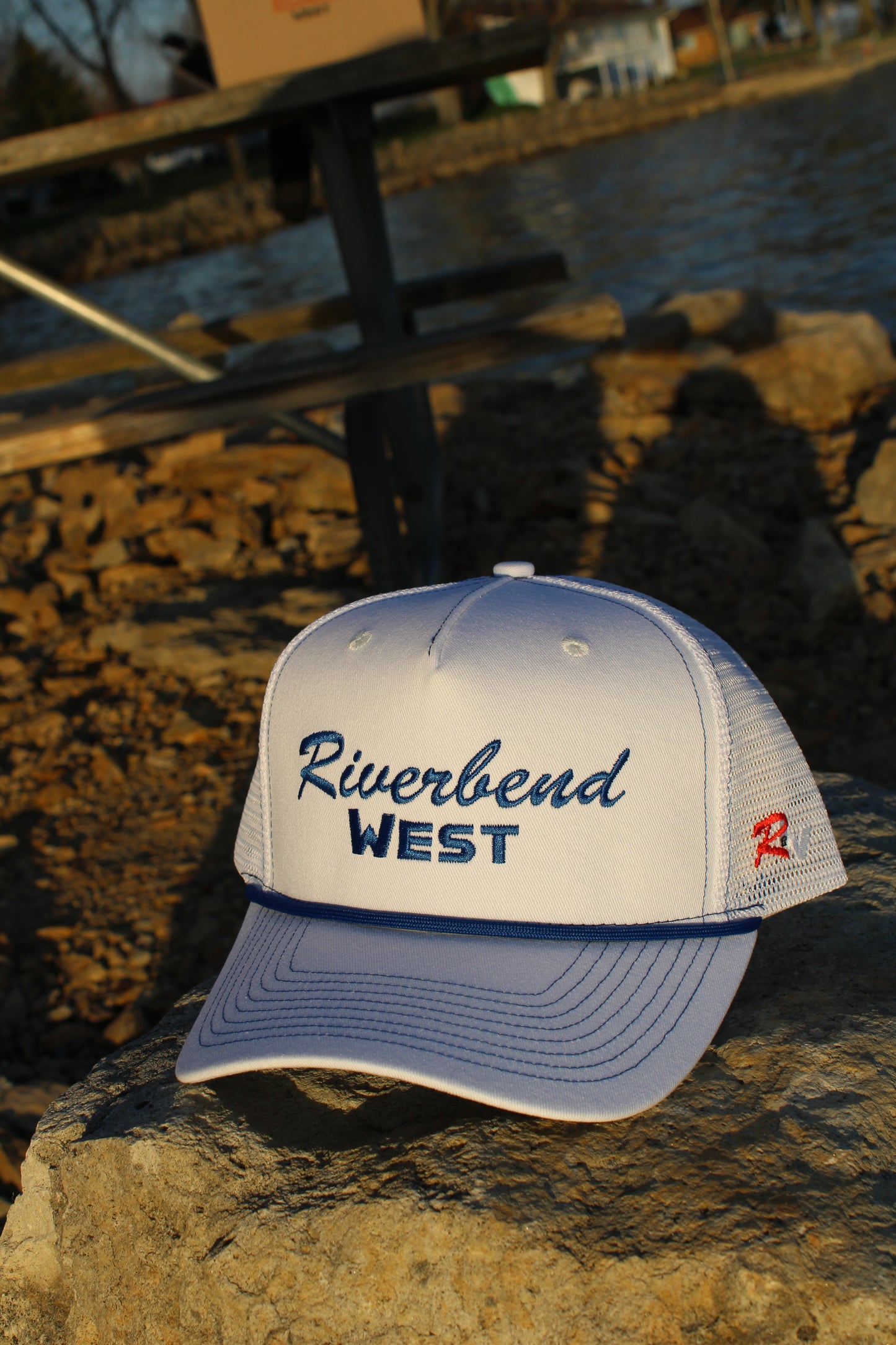 Rope Hat | White + Royal