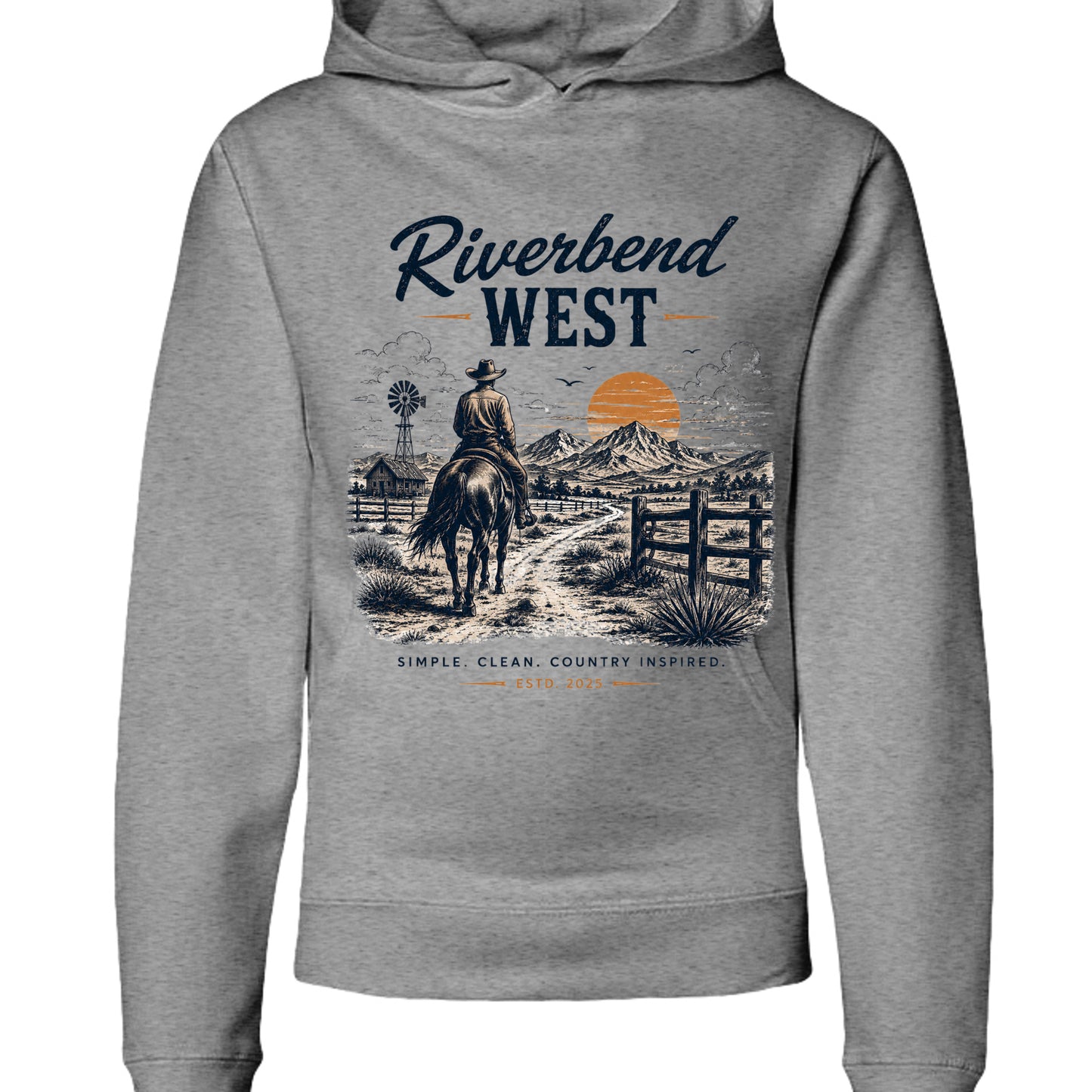 Grey Heather - SS4001Y - BACK